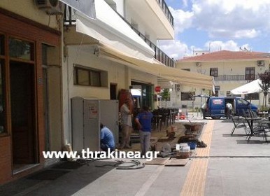 Συνεχίζονται οι εργασίες στην πλατεία Ορεστιάδας