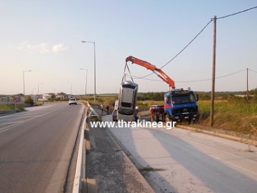 Βίντεο – Ακόμα ένα τροχαίο στον κατασκευασμένο κάθετο άξονα