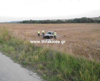 Θανατηφόρο τροχαίο στον Έβρο