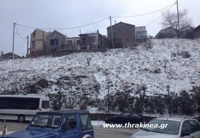 Η χιονισμένη Σαμοθράκη αιμοδοτεί