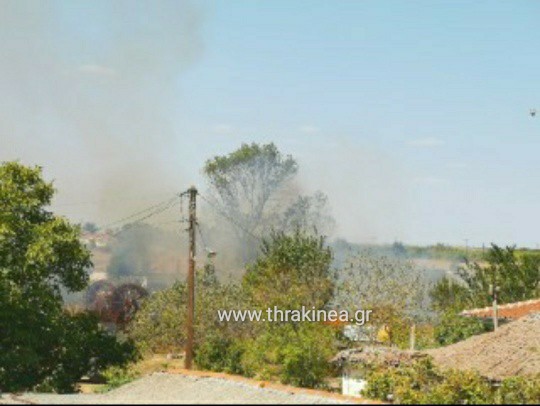 Τώρα: Ειδοποίηση για φωτιά σε αυλή σπιτιού στο Νεοχώρι