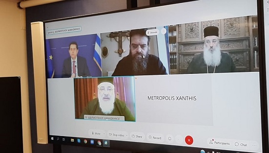 Με τους μητροπολίτες Θράκης συνομίλησε ο Μηταράκης