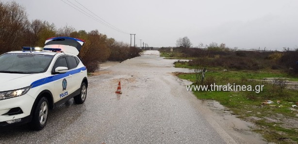 Ροδόπη: Φούσκωσαν ποτάμια και χείμαροι