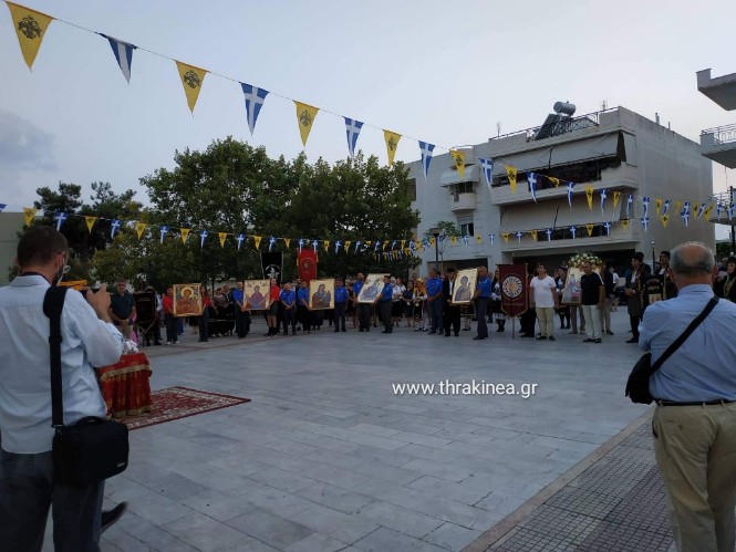 Θρησκευτικές εκδηλώσεις στην Αλεξανδρούπολη για την απόδοση της εορτής της Κοιμήσεως της Θεοτόκου