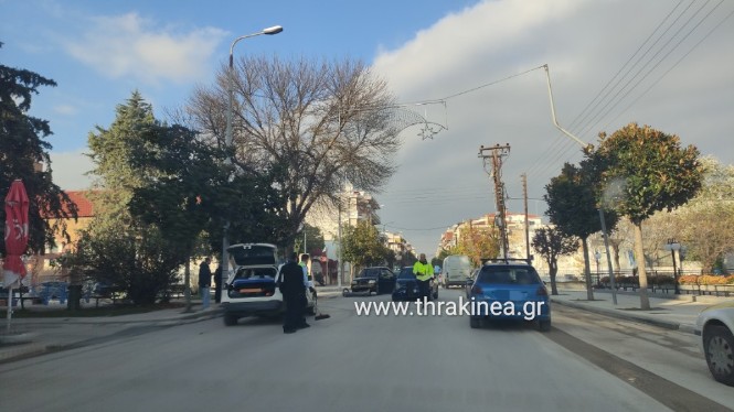 Πριν λίγο: Τροχαίο στην οδό Κωνσταντινουπόλεως στην Ορεστιάδα