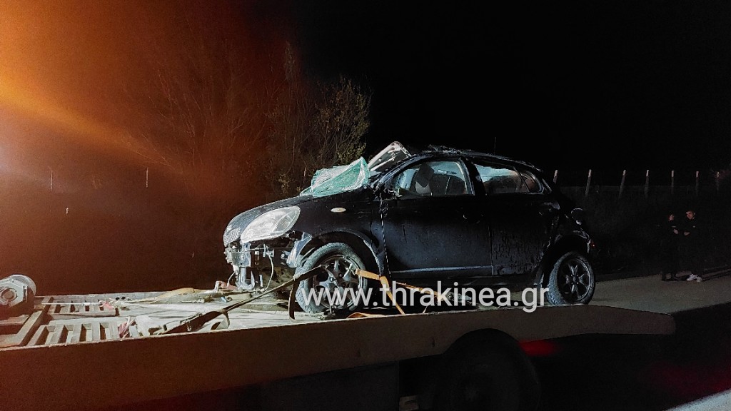 Τροχαίο στην έξοδο της Ορεστιάδας