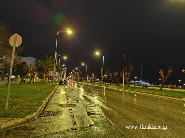 Χιόνι, αλλά χωρίς χιονόστρωση . . .