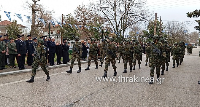 Οι ακρίτες του Τριγώνου Έβρου τίμησαν την εθνική επέτειο